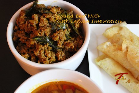 Ground Beef With South Indian Inspiration