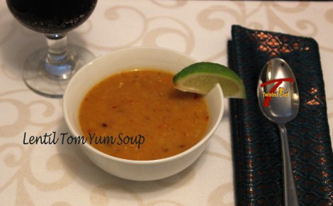 Fusion Recipe with Lentil Tom Yum Soup