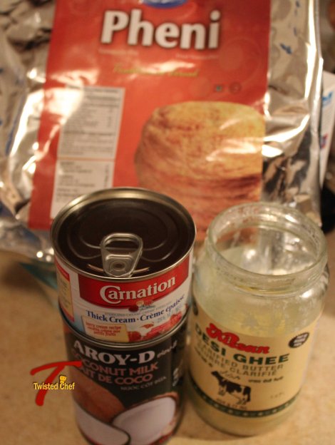 Creamy Coconut Milk Vermicelli: Shemai - Ingredients