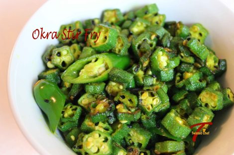 Okra Stir Fry - Dherosh Vaji