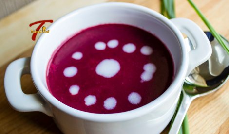 Purple Yam Soup Close-up