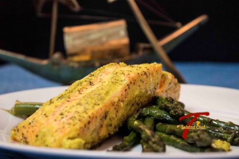 Salmon in Bengali-Style Mustard Sauce